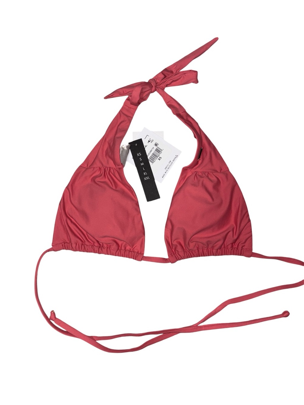oneill saltwater solid bikini top NWT Size small